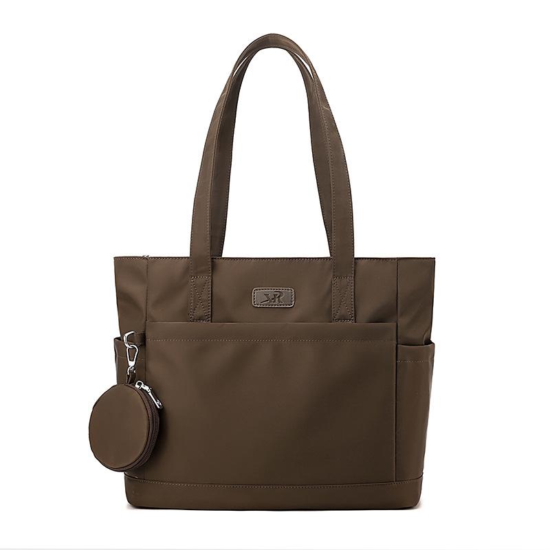 Spring New Shoulder Commuter Tote Bag Handbag Lightweight Nylon Bag Large Capacity Casual Women'S Bag