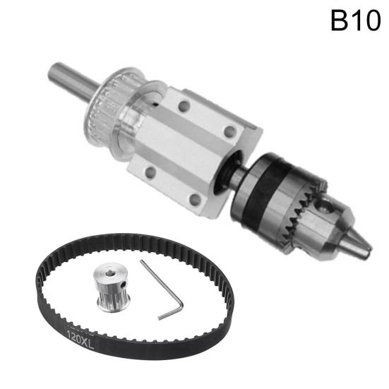 No Power Spindle Drill Chuck Lathe Assembly Trimming Belt Woodworking Cutting