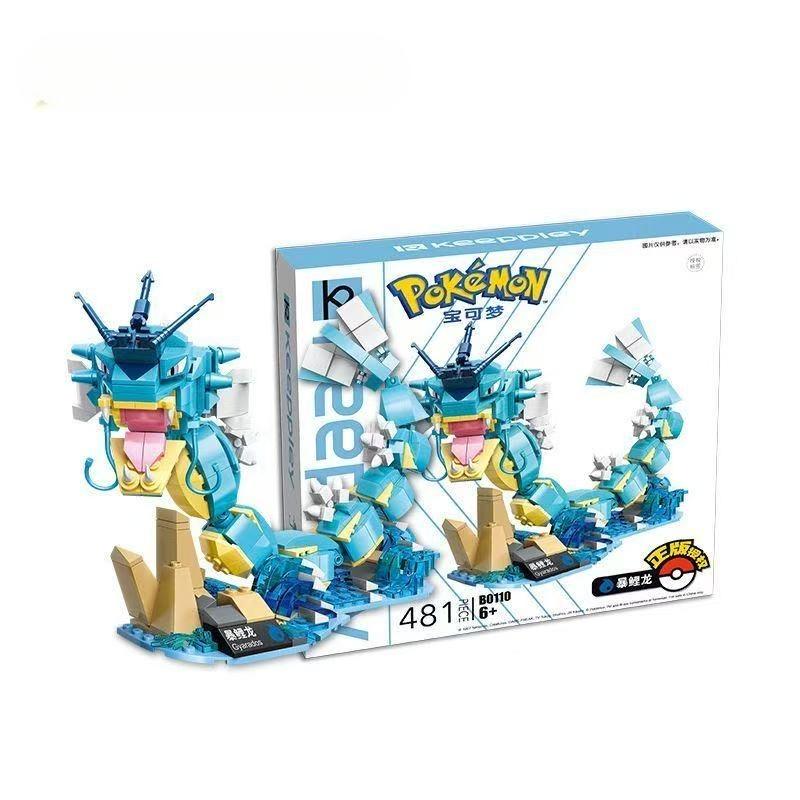 Pokemon Anime Cartoon Pikachu Bulbasaur Blocks Bricks Sets Movie Dolls Model Kids Toys for Children Gift Color Box Packaging