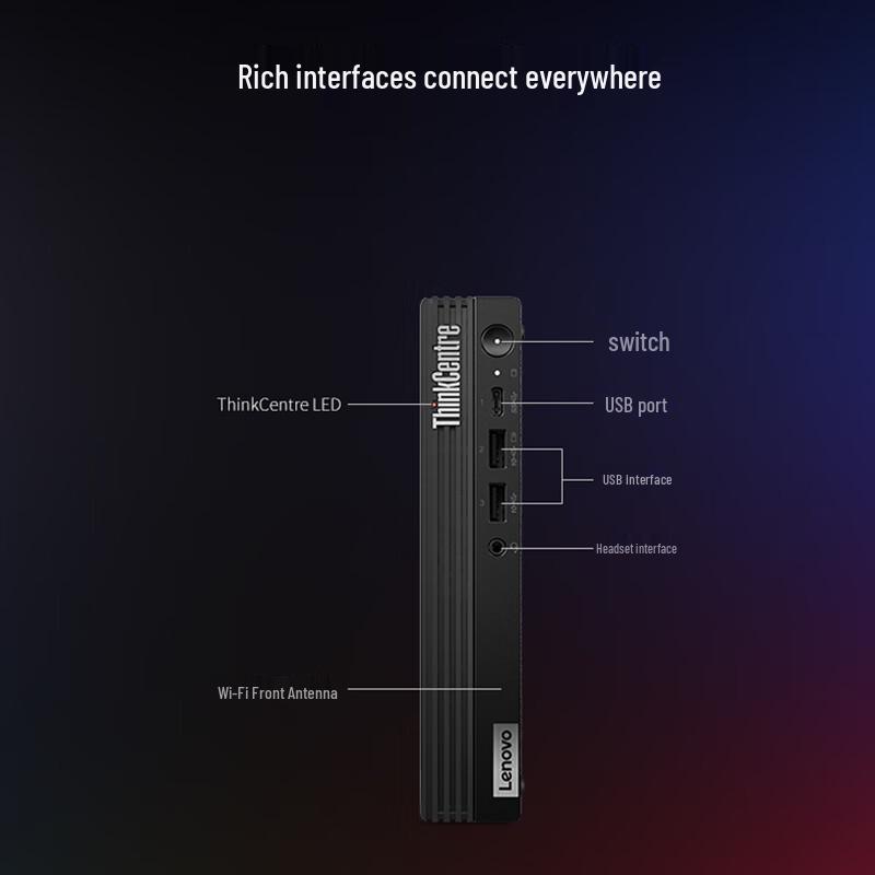 Lenovo Мини-настольный ПК ThinkCentre M760Q (Китайская версия)
