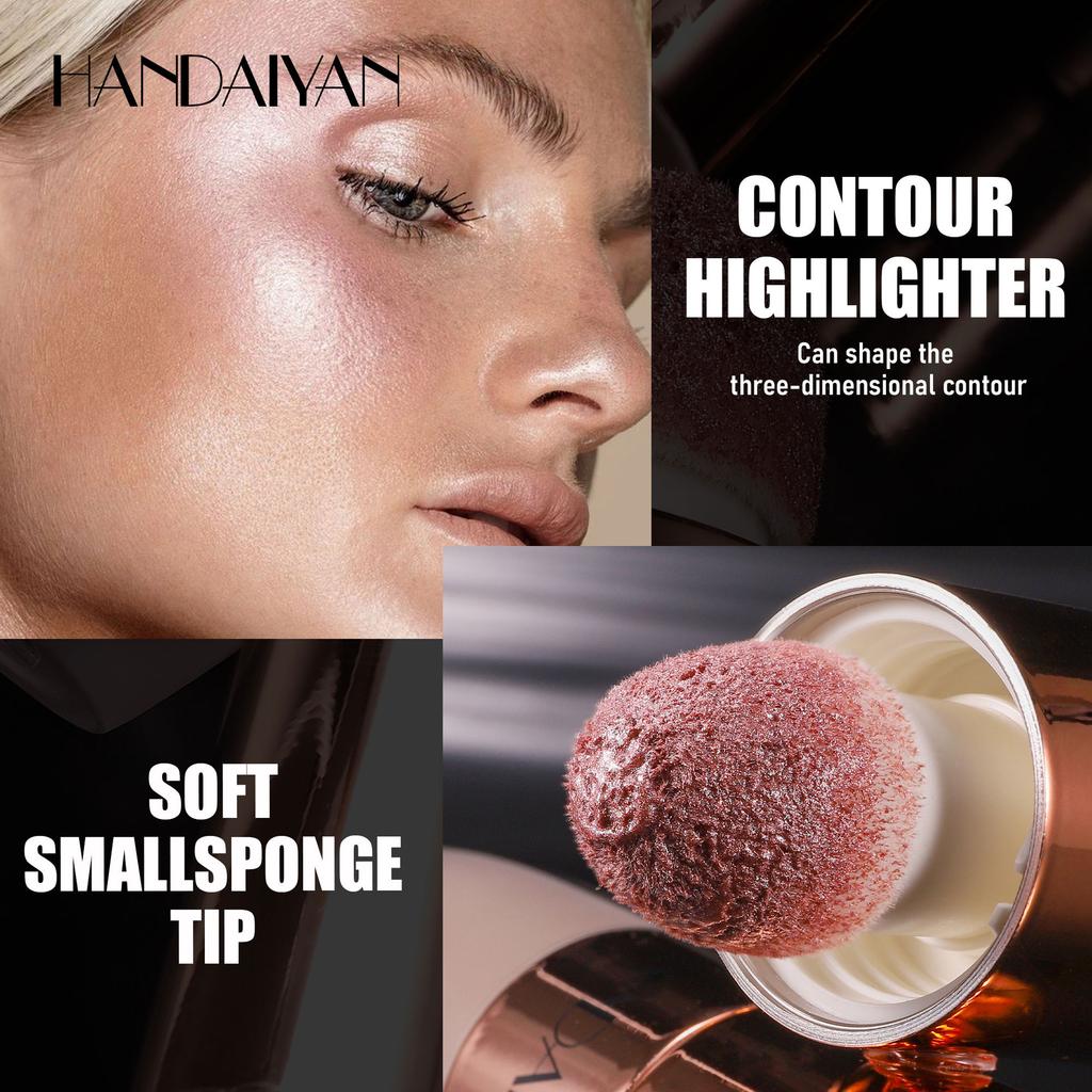 HANDAIYAN 8-цветной натуральный 3D стик для хайлайтинга и контуринга - Жемчужный шиммер