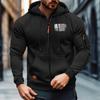 Men's  Leisure  Long Sleeves  Zipper  Hooded Hood  Hoodie  Coat  Hooded Hood