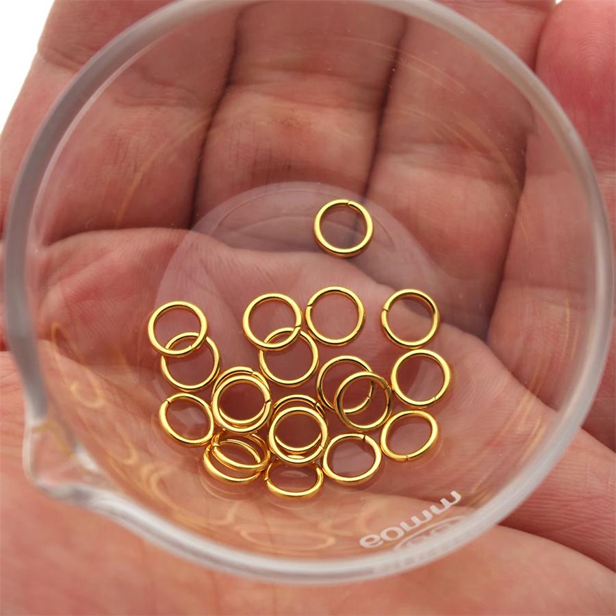 535Pcs/Set Open Jump Ring 4/5/6/8/9/10mm Split Rings Connector For Jewelry Bracelet Necklaces Diy Accessories