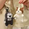 Soft Fluffy Gorilla Stuffed Toy Cartoon Design Monkey Doll Keychain  Birthday Gift
