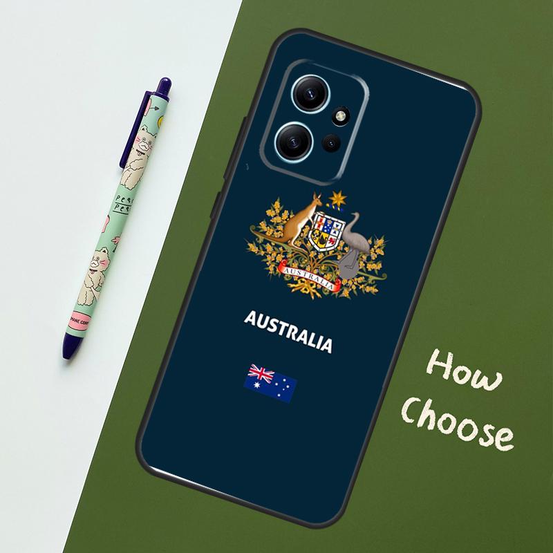 Australia Flag Case For Xiaomi Redmi Note 14 10 11 12 13 15 Pro Plus Cover For Redmi 15 13C 12C 10C 14C 15C
