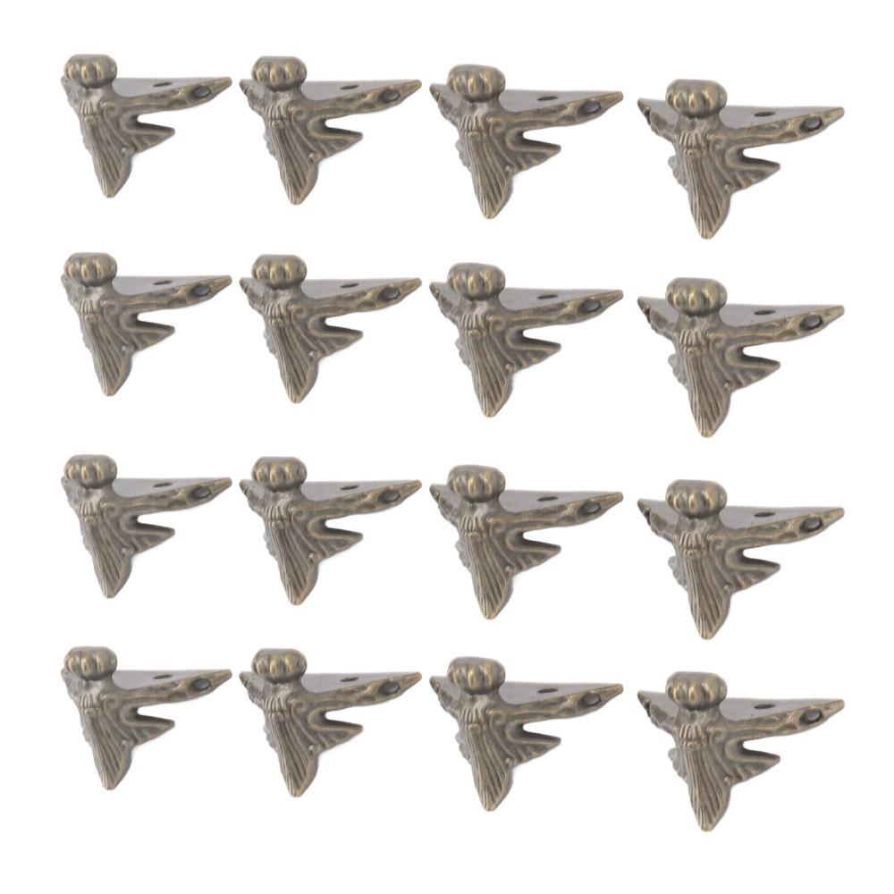20PCS Zinc Alloy Wood Box Legs Small Size Storage Box Feet Hardware Wood Box Feet Legs Wood Case