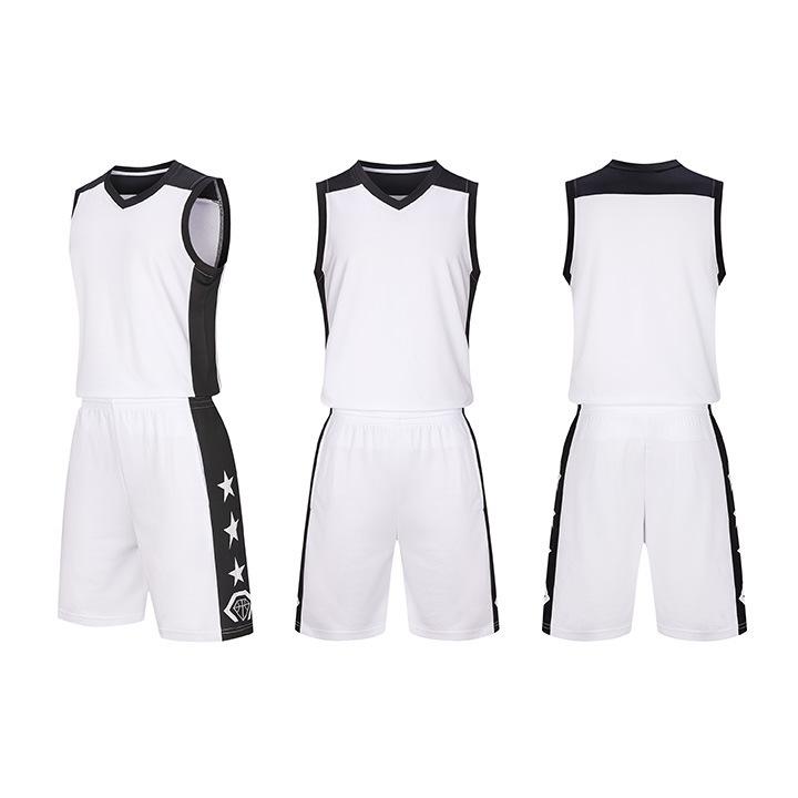Children's basketball jersey set factory spot men's Chinese style jersey women's printing competition training camp team jersey wholesale