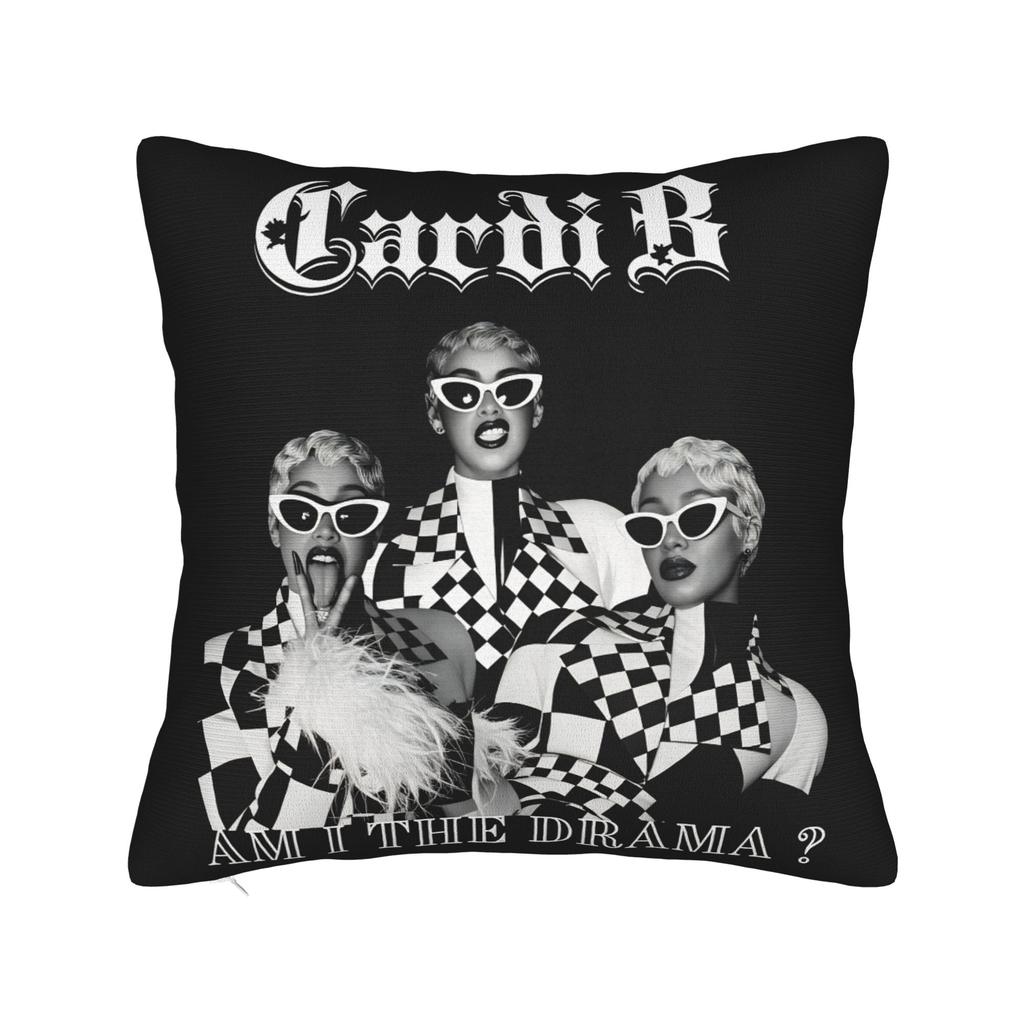 Cardi B Am I The Drama Pillow Case Custom Pillow Cover For Chair Sofa Home Decor Vintage Pillowcases