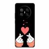 Черный силиконовый чехол для Huawei Mate 70 Air 2025 Чехол Мультяшный кот Мягкая задняя крышка для телефона Huawei Mate 70 Air Чехол Funda Coque