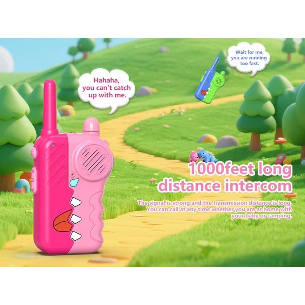 with Flashlight Kids Walkie Talkies Drop-Proof Design Kids Telephone Toy Indoor