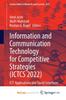 Книга Information and Communication Technology for Competitive Strategies (ICTCS 2022) : ICT: Applications and Social Interfaces
