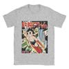 Men T-Shirts Vintage Astro Boy Cover Casual Pure Cotton Tees Short Sleeve  T Shirt O Neck Clothes Plus Size