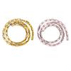 2PCS Rhinestone Chain Easy Cutting Bright Exquisite DIY Crafts Handicraft Decoration for Phone Cases Shoes Clothing
