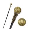 Bronze Luxury Round Handle Fashion Walking Stick for Party Decorative Walking Cane Elegant Crosier Knob Walking Stick 93cm