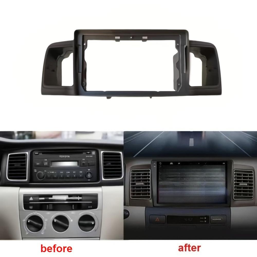 2DIN автомагнитола 9'' Рамка лицевая Подходит для Corolla E120 e 120 BYD F32007-2011 Панель приборной панели Рамка для стерео панели Рамка для приборной панели автомобиля