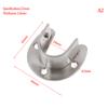 19/22/25/32mm Wardrobe Bracket Stainless Steel Rod Socket Flange Rod Holder