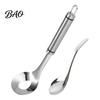Non-stick Meatballer Stainless Steel Meatball Maker Spoon, Non-slip Grip Ergonomic Long Handle Design, Professional Meat Baller Tool for Fish