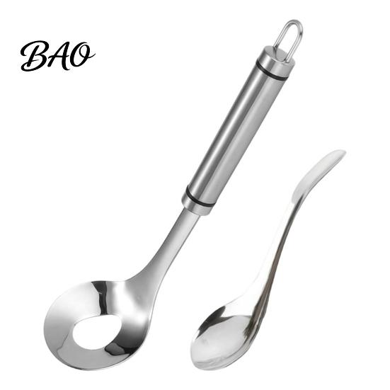 Non-stick Meatballer Stainless Steel Meatball Maker Spoon, Non-slip Grip Ergonomic Long Handle Design, Professional Meat Baller Tool for Fish