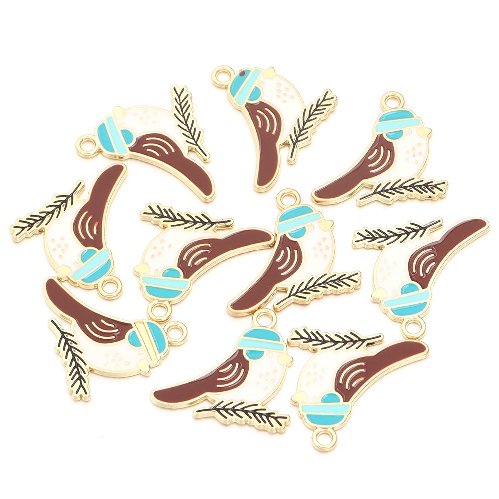 10pcs/Lot Alloy Pendant Different Sizes Of Bird Shapes Pendant For Earring Necklace Bracelet Jewelry Making Accessories Pendant