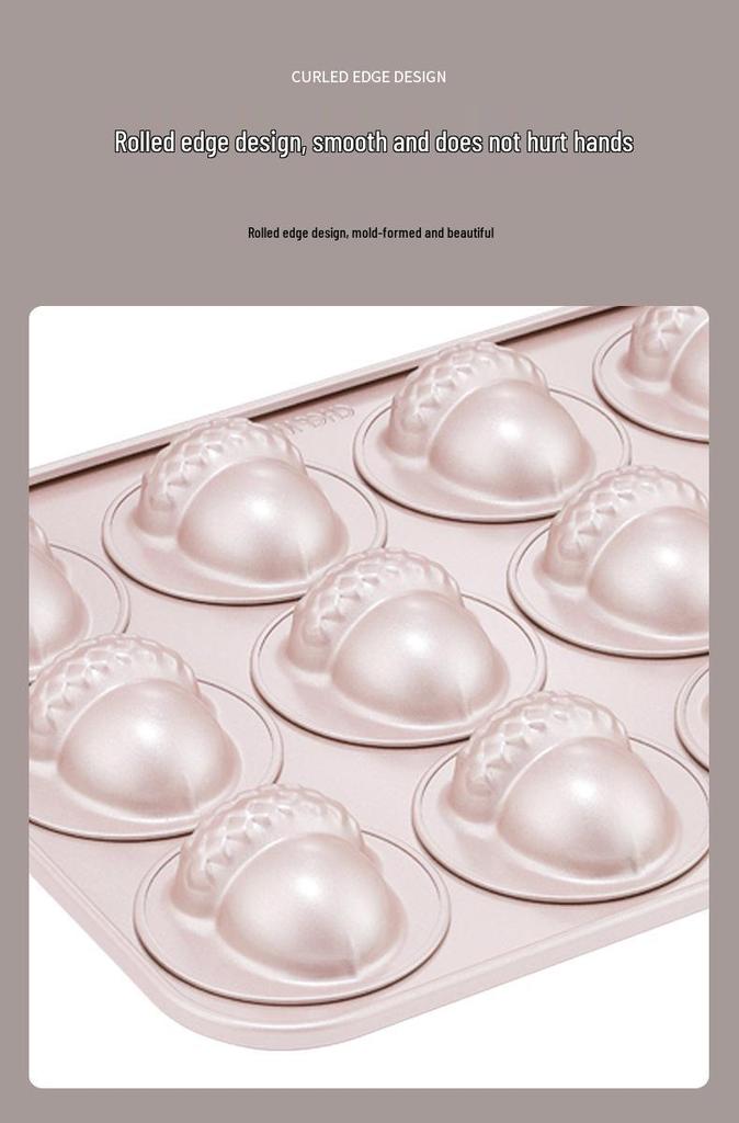 Non-stick Madeleine & Acorn Muffin Baking Pan - Christmas Cake Mold for Home Use
