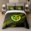 3Pcs Bedding SetLeeds United Soft Bed Sheet and Two Pillowcases Home Bedroom Decor