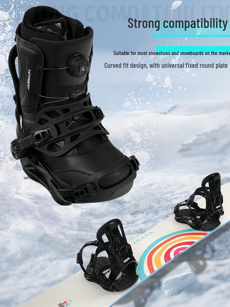 Unisex Adult Snowboard & Ski Boot Bindings for Freestyle & Carving