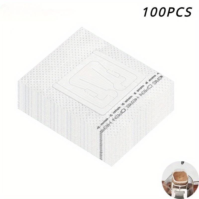 100/200/300pcs Coffee Filter Paper Bags Disposable Drip Coffee Bag Handle Hanging Ear Espresso Coffee Accessories Tea Tool