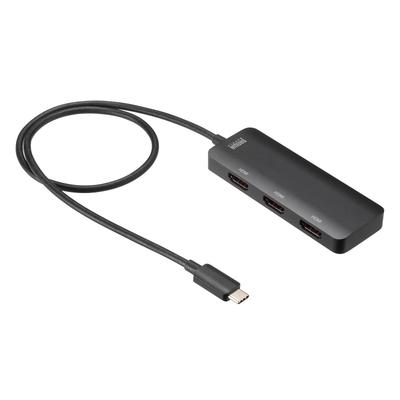 SANWA SUPPLY Адаптер USB Type C к HDMI (3 порта/Совместимость с 4K) AD-ALCMST3HD2