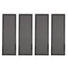 4PCS Floor Vent Covers PVC Magnetic Floor Register Vent Mesh Filter Screen for Wall Ceiling Catches