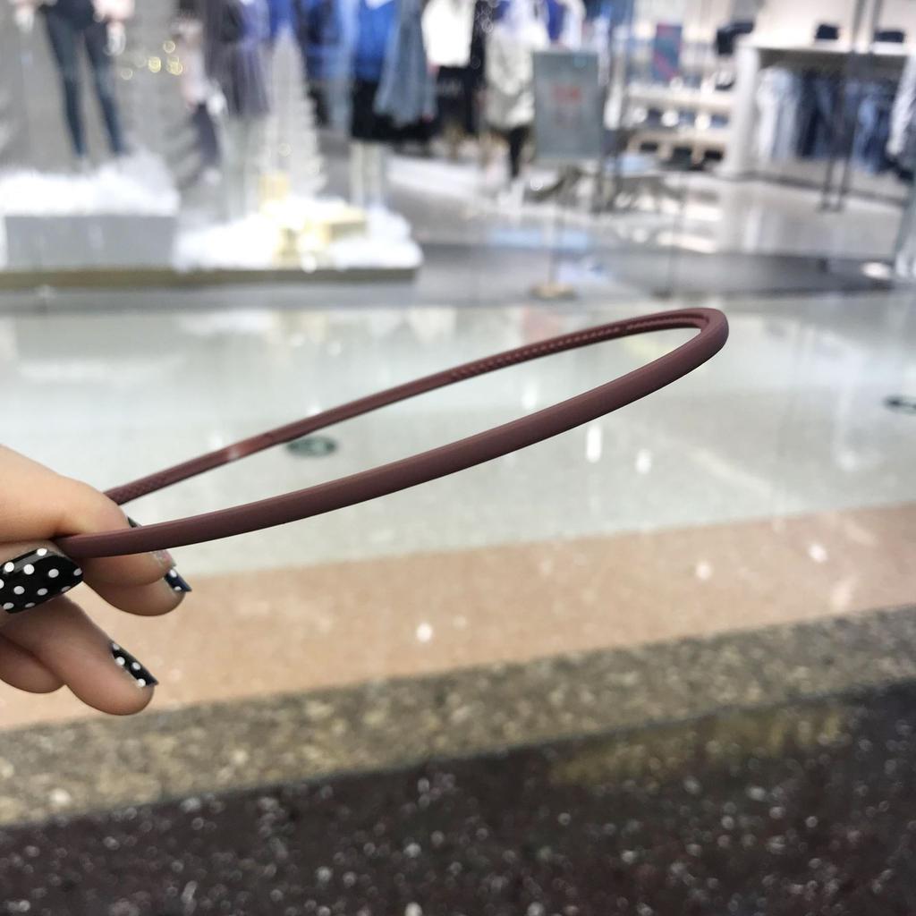 Korean Headbands for Hair Woman Bezel 0.4mm Narrow Side Solid Color Hair Bands Hair Hoop Women Hair Accessories Hairband New