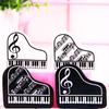 4 Pieces Cute Kawaii Pencil Cartoon Musical Note Piano Rubber Eraser Kids School Office Stationery Supply Lovely Erasers