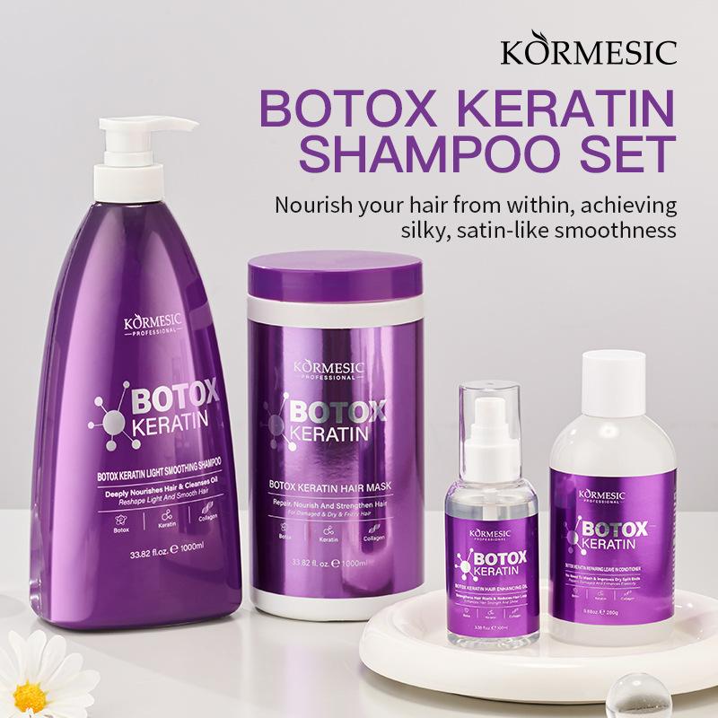 KORMESIC Кератиновый шампунь-маска для волос большой емкости