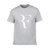 Мужская футболка Roger Federer Модная футболка Хлопковая Летняя Классическая Футболка с принтом Топы