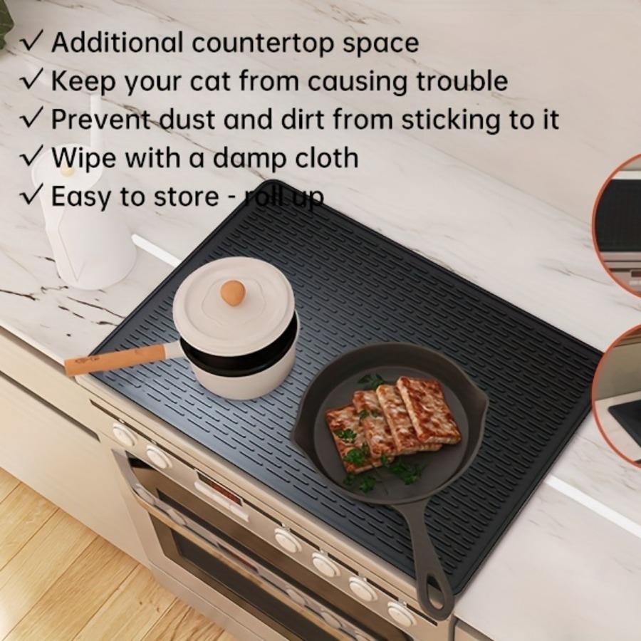 Электрическая плита, изоляционный коврик, держатели, силиконовая подкладка для индукционной варочной панели, термостойкая столешница, большая износостойкая плита