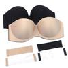 Летний нескользящий strapless новый невидимый бюстгальтер, женское свадебное платье красивая спина грудь наклейка тонкая сексуальная сборка