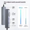 Многопортовый USB C Хаб-расширитель с Card Slot и Скоростью 5 Гбит/с Передача Данных USB Док-станция для Компьютеров