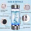 8032PPB 3 Min Hydrogen Water Generator Alkaline Maker Type-c Rechargeable Antioxidan Bottle Portable Hydrogen-Rich Water Cup