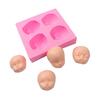 Baby Head Shape Silicone Mold Multipurpose Reusable Sugars DIY Mold For Cakes Decorating Fondant
