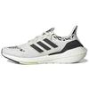 UltraBoost 22 Некрашеные кроссовки унисекс Zebra White Core-Black Почти салатовый GX5573