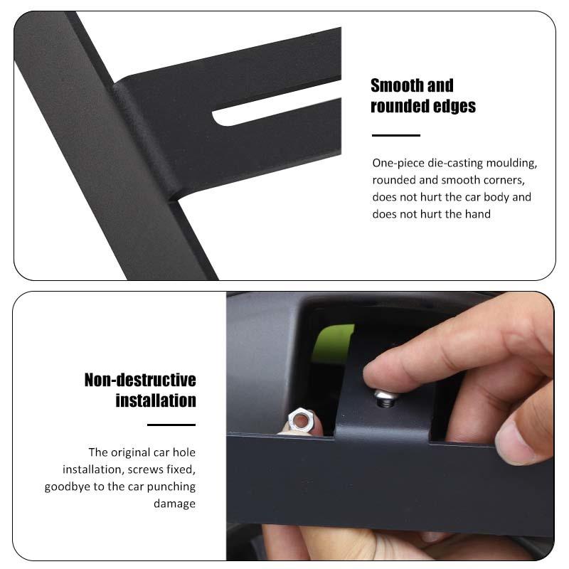 US Regulations Spare Tire License Plate Holder Bracket Mounting Fit For Jeep Wrangler TJ JK JL For Suzuki Jimny For Ford Bronco Exterior Accessories