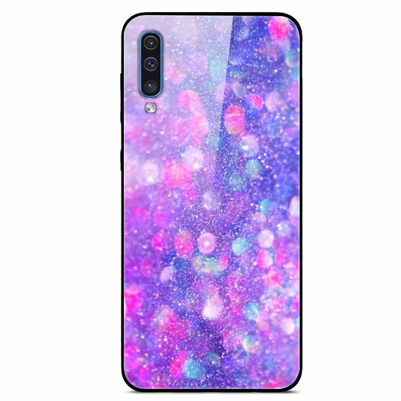 Для Samsung A70 A50 A50S A30S Чехлы A34 A14 A54 5G Модный Закаленное Стекло Жесткая Задняя Крышка Для Samsung Galaxy A7 A6 A8 2018 Coque