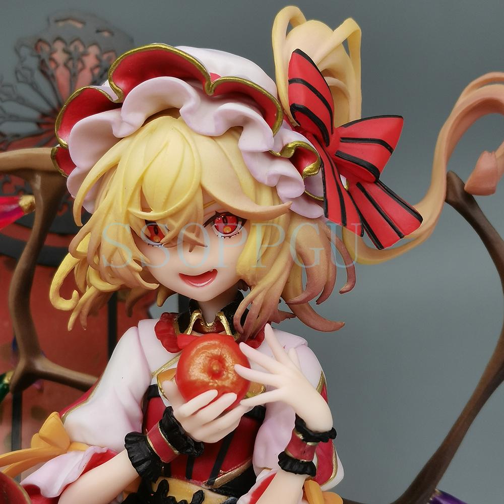 Изменить Touhou Project Фигурка Фландрэ Скарлет Ремилия Аниме Девушка Игрушка-фигурка для действий Статуэтка Коллекционная модель для взрослых Кукла ПВХ Подвижная Сочлененная Масштаб Детализированная