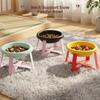With Stand Slow-Feeding Bowl Bite-resistant Anti-Overturning Bowl Elevated Cat Bowl  Outdoor Use