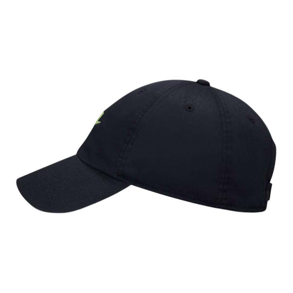 Nike Хлопковые бейсболки унисекс Черный/Средне-зеленый FB5368-014
