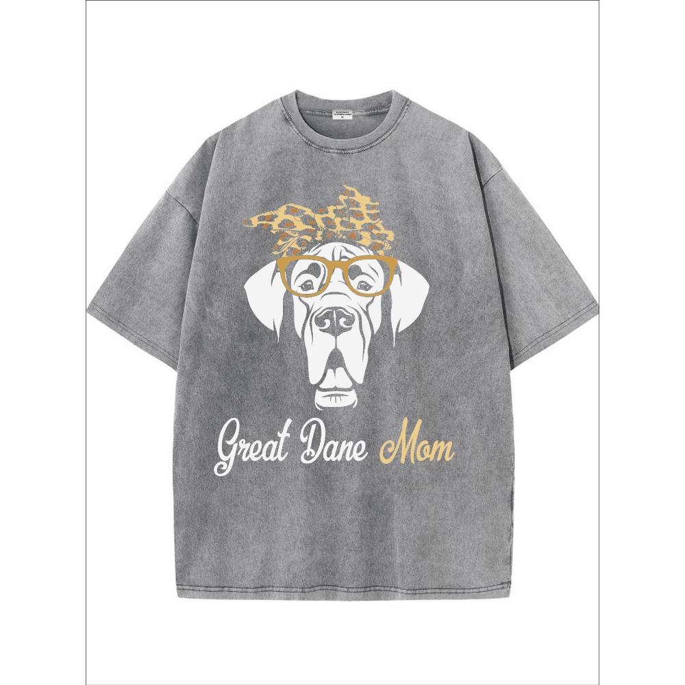 Графическая футболка с коротким рукавом Great Dane Graphic в винтажном стиле с эффектом стирки