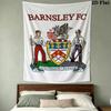 Тканое полотно Barnsley Fc Эстетичное настенное панно Печатная ткань Одеяло Декоративные гобелены Для спальни Гостиной Домашний декор