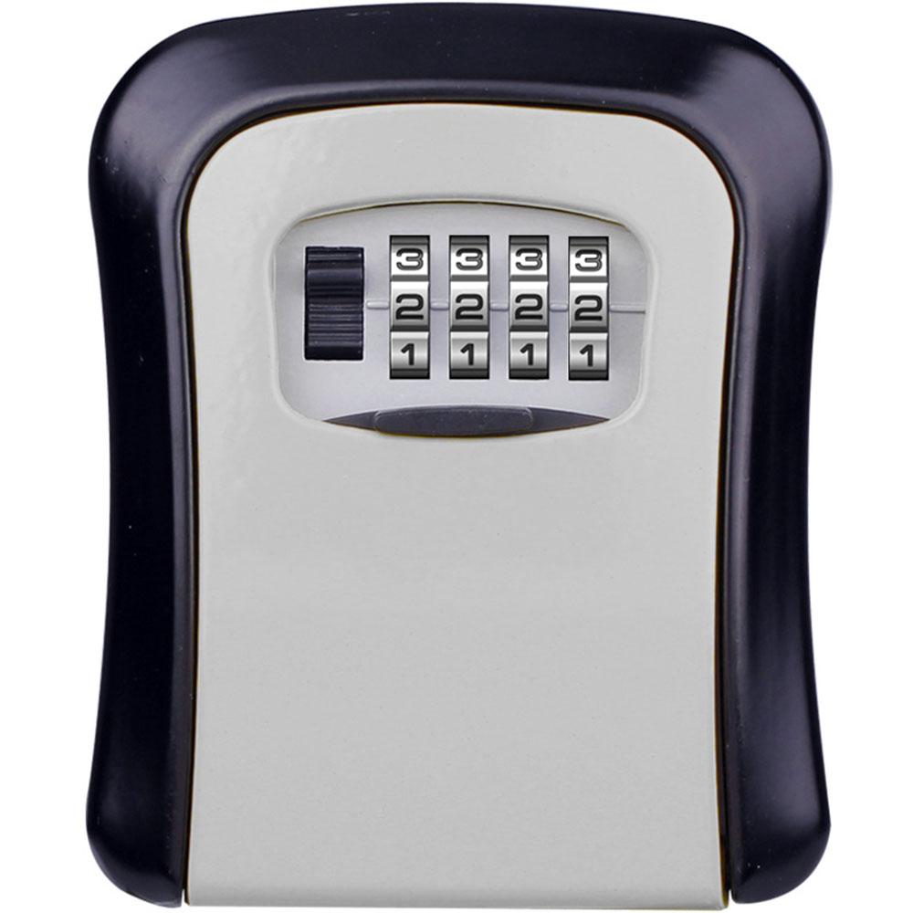 4-Digit Wall Mounted Combination Key Box - Outdoor Safe Key Storage