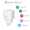 Умная Wi-Fi розетка EU 16A 220V Адаптер Беспроводное удаленное управление голосом Монитор энергопотребления Розетка с таймером для Google Home Alexa
