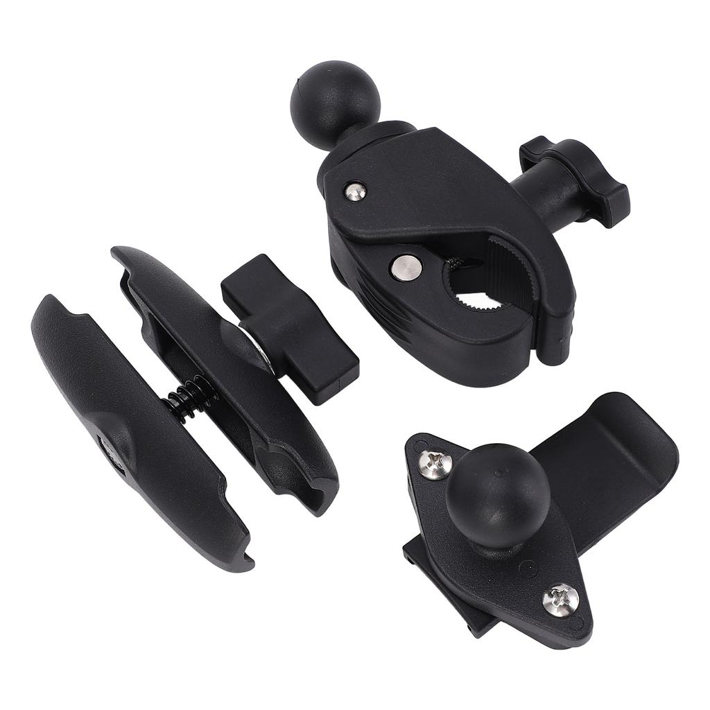 Motorcycle GPS Mount 1in Ball Head Adjustable Handlebar Clamp Mount Base for Garmin Handheld GPS