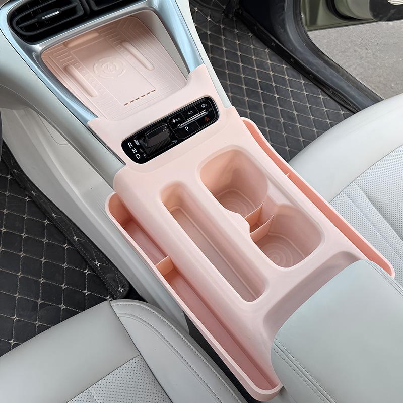 Для 24 Geely EX2 Автомобиль Интегрированный Все Включено Беспроводной Стакан для Заправки Водой Силиконовая Подставка Антицарапина и Антизагрязнение Аксессуары